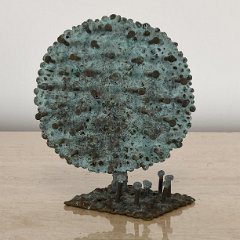 SOLD 8833 Klaus Ihlenfeld Bronze Sculpture Sunflower