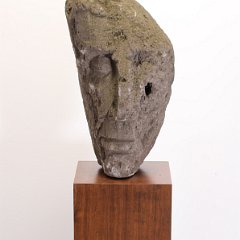 SOLD Lava Stone Garden Sculpture By Umberto Romano