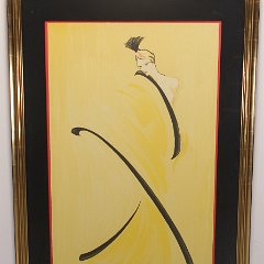 SOLD Rene Gruau Large Fashion Print