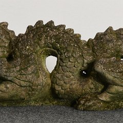SOLD 8959 Cast Stone Dragon Statue
