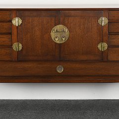 SOLD 8834 Edward Wormley Asian Credenza for Dunbar