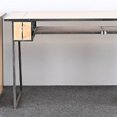 SOLD 9142 Giaradini Fine Art and Design Desk and Filing Cabinet