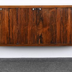 SOLD 9178 Milo Baughman Style Floating Credenza