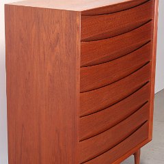 SOLD Arne Vodder Sibast Teak Tall Chest