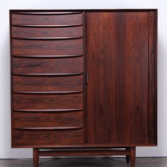 SOLD Falster Rosewood Tall Chest of Drawers