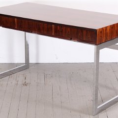 SOLD Milo Baughman Rosewood Desk 8-15