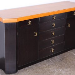 SOLD Paul Frankl Ebony Credenza