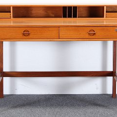 SOLD Peter Lovig Nielsen Teak Flip Top Desk