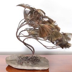 SOLD 8618 John Steck Bonsai Tree Sculpture