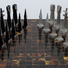 SOLD Alcoa Chess Set