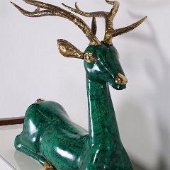 SOLD Fornasetti Malachite Style Stag