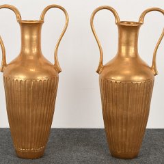 SOLD Lorin Marsh Gold Gilt Urns