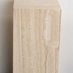 SOLD Travertine Marble Pedestal