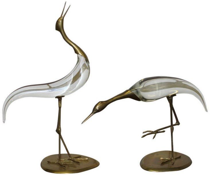 Pair Chapman Egrets