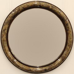 SOLD Karl Springer Style Abalone Mirror