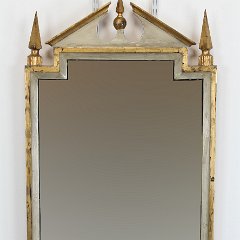 SOLD Palladio Gold Leaf Wood Mirror