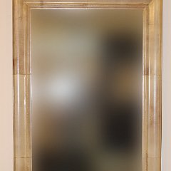 SOLD Parchment Mirror By Samuel Marx