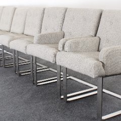 SOLD 8627 Paul Evans Cantilevered Chairs