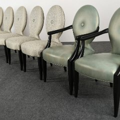 SOLD 8717 John Hutton Casper for Donghia Dining Chairs