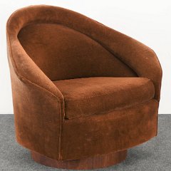 SOLD 8821 Adrian Pearsall Swivel Rocking Chair