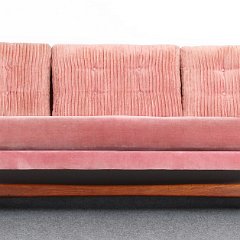 SOLD Adrian Pearsall Pink Sofa