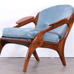 SOLD Adrian Pearsall Sculptured Arm Chair