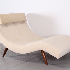 SOLD Adrian Pearsall Wave Chaise-1