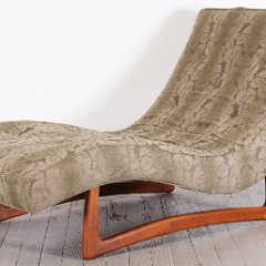 SOLD Adrian Pearsall Wave Chaise