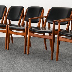 SOLD Arne Vodder Ella Dining Chairs Set of 6