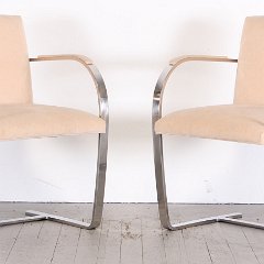 SOLD Brno Chairs Pair of Mies Van Der Rohe for Knoll