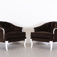 SOLD Hollywood Regency Luxurious  Chairs