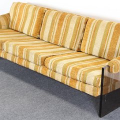 SOLD Milo Baughman Lucite End Sofa