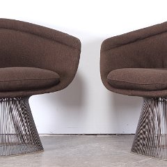 SOLD Warren Platner Bronze Brown Chairs