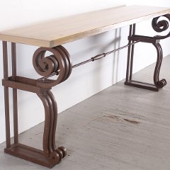 8800 Neoclassical Style Scroll Console