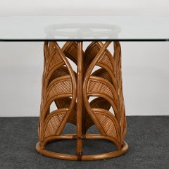 SOLD 8657 Rattan Dining Table
