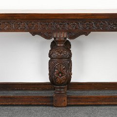 SOLD 8863 Jacobean Style Library Table