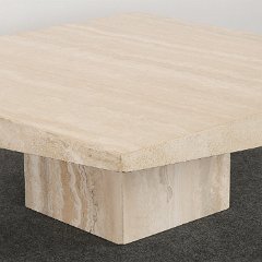 SOLD 8960 Stone International Travertine Coffee Table