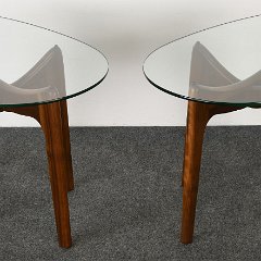 SOLD 9059 Adrian Pearsall Stingray Side Table