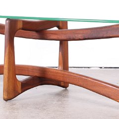 SOLD Adrian Pearsall Criss Cross Cocktail Table