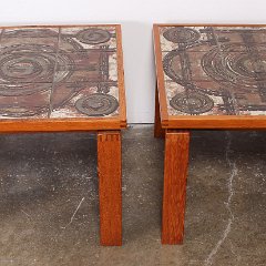 SOLD Ox Art Danish End Tables