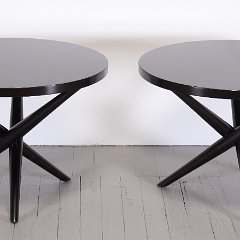 SOLD Robsjohn Gibbings X Base Side Tables