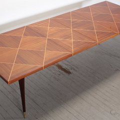 SOLD Tommi Parzinger Parquetry Dining Table Charak