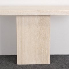 SOLD Travertine Console Table