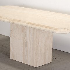 SOLD Travertine Marble Dining Table 1970